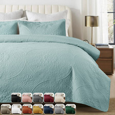 3 Piece Quilted Bedspread
