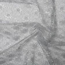 Pretty Budget Floral Lace Wedding Craft Dress Fabric Material All Colour 114cm