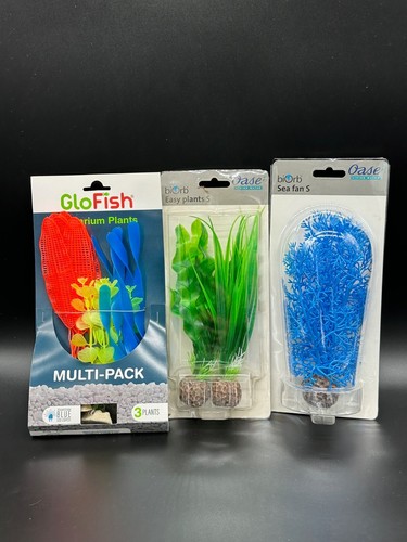 Lot fish tank - fish, plants