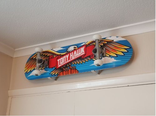 Skateboard wall mount - wall,