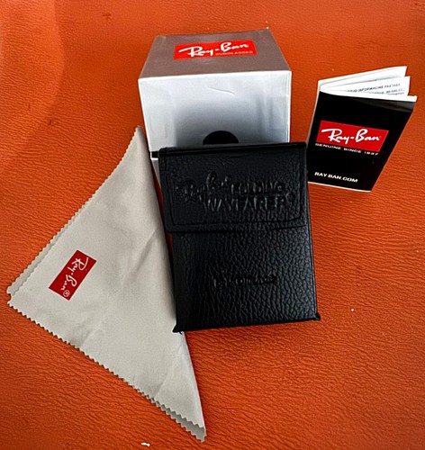 Ray ban leather square black - ray-ban,