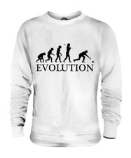 BOWLS EVOLUTION OF MAN UNISEX SWEATER MENS WOMENS LADIES GIFT CROWN GREEN