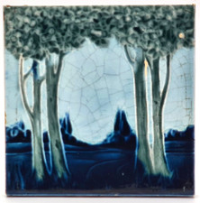 Art Nouveau Fireplace Tile