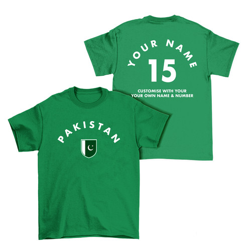 Pakistan personalised shirt - personalised, t-shirt