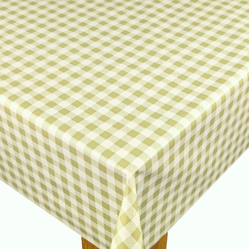 Sage green small 12mm gingham - sage,