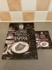 Official England Football Squad Medal Collection 1998 Complete + The Final Five