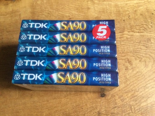 Tdk sa90 sealed cassettes - tdk,