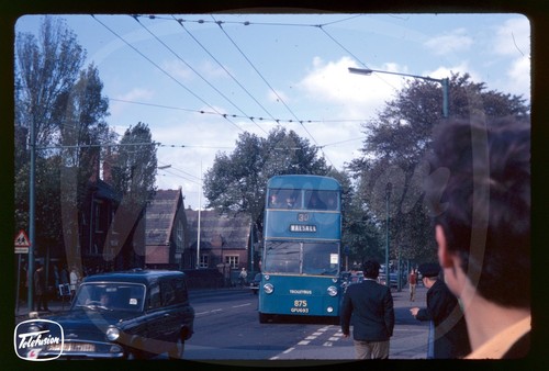 Original bus trolleybus slide - bus,