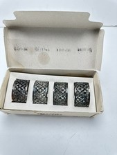 Vintage Set Of 4 Silver Plated