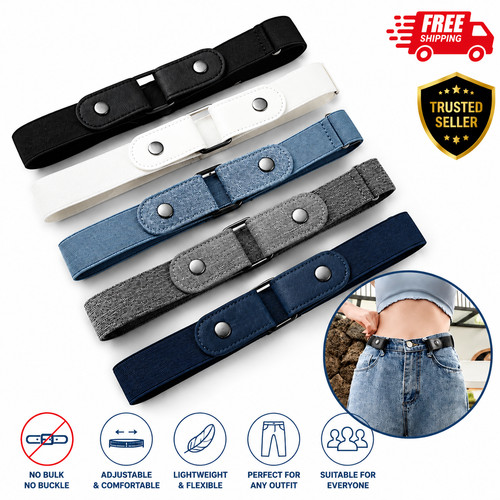 Buckle elastic belt for men - belt,