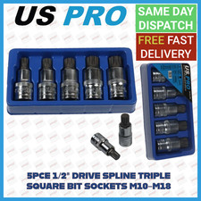 US PRO 5 Piece 1/2" Drive