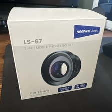 NEEWER BASIC 2 In 1 Phone Camera Lens Accessories Kit, Wide Angle + Macro, LS-67