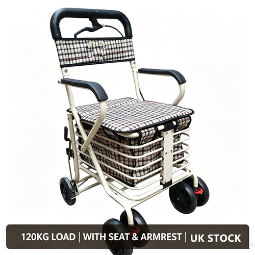 Foldable shopping trolley with - foldable,