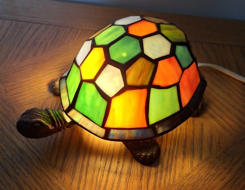 Tiffany style tortoise table - style,
