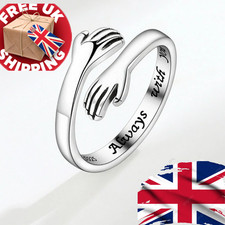 Sterling Silver Open Love Hug