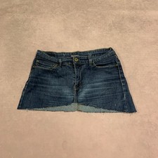 Levi's Mini Skirt Levi Cut Off Denim Mini Skirt Women's 29