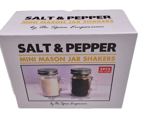 Mini salt pepper pre filled - salt, pre-filled