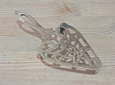 Heavy brass trivet flat iron stand or pot stand 9 1/2 inches long