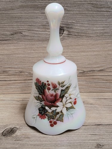 Vtg fenton glass bell - glass,