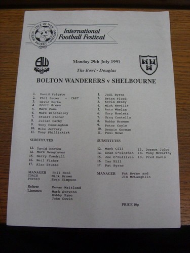 1991 isle of - 29/07/1991,