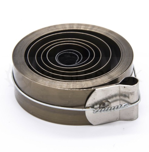 Clock mainspring loop end - end, for