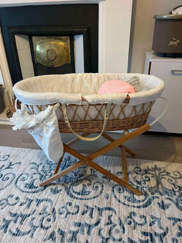 Moses basket with stand - basket,