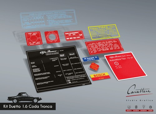 Sticker kit alfa romeo spider - sticker,