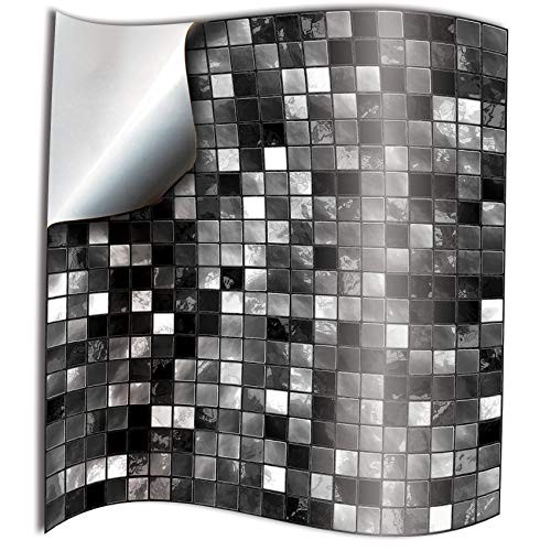 Black white kitchen - white,