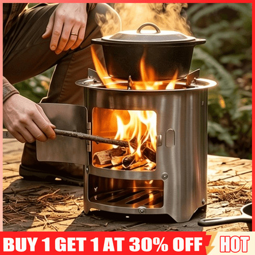 Camping portable wood burning - wood,