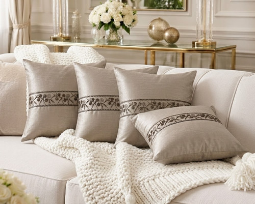 Cushion covers grey - covers, set