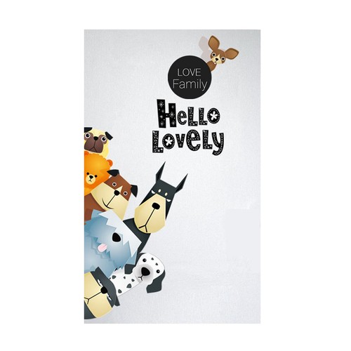 Removable wardrobe sticker - wardrobe,