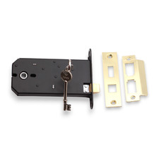 Sash Lock 3 Lever 150mm Horizontal Gate Door Latch Chrome Replace Union 2077