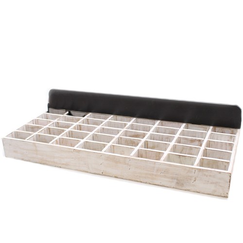 Large rustic wooden tray - large,