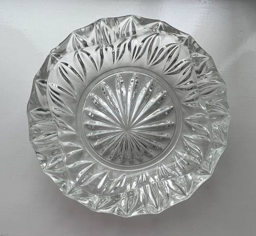 Vintage glass ashtray - vintage, pub