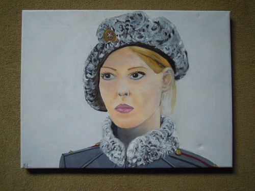 Oil canvas russian - oil, on