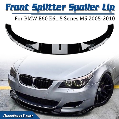 Gloss black front spoiler - 3x,