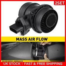 Mass Air Flow Meter Sensor MAF 0281002531 038906461B For Audi Seat VW Skoda 2x