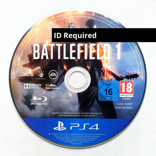 Playstation ps4 battlefield - playstation,
