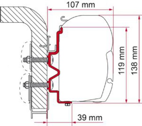 F45 adapter kit hymercamp 450 - f45,
