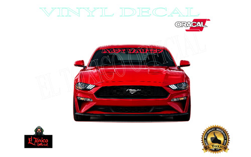 Most wanted windshield vinyl - most,