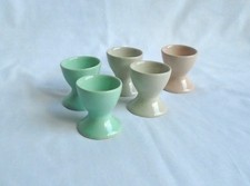 5 Ceramic Egg Cups 5.5cm High