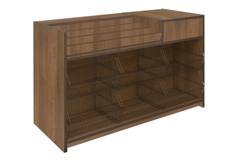 Stepped retail shop - stepped, display