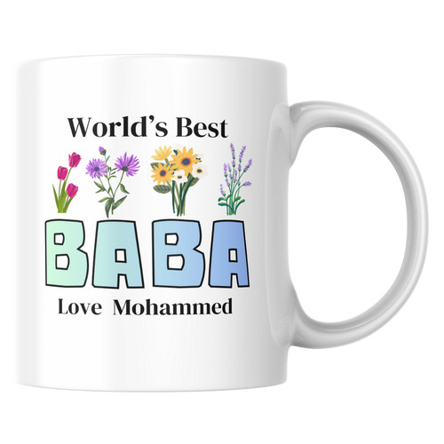 Personalised baba mug world s - personalised, world's