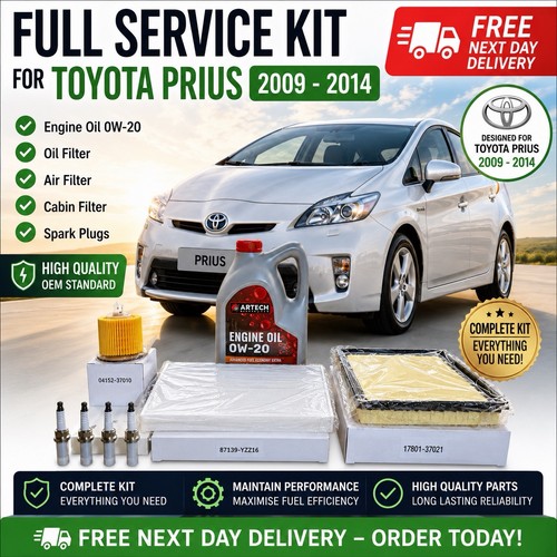 Toyota prius service kit 2009 - toyota,