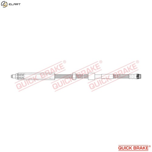 Brake hose 908 - hose, for
