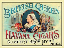 Havana cigars retro metal - havana, cigars,