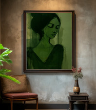 MidCentury Print - Mid-Century Girl - Tretchikoff  -  J.H Lynch - Louis Shabner