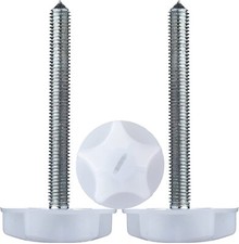 M8 HEADBOARD BOLTS SCREWS WITH FIXED WASHERS FIXINGS FOR DIVAN BED 50mm - 90mm