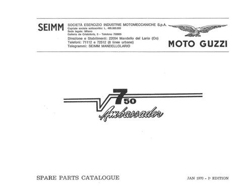 Moto guzzi parts manual - moto,