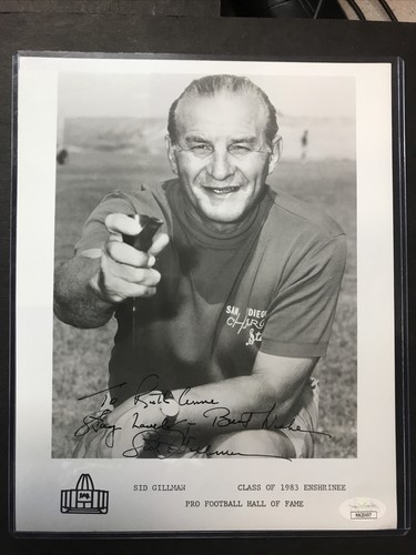 Sid gillman pro nfl hall - gillman,